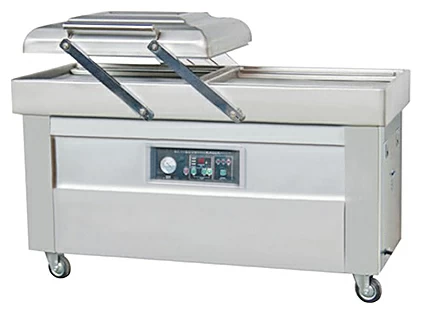 Напольная двухкамерная вакуум-упаковочная машина Hualian Machinery DZ-600/2SB SS (нерж.)