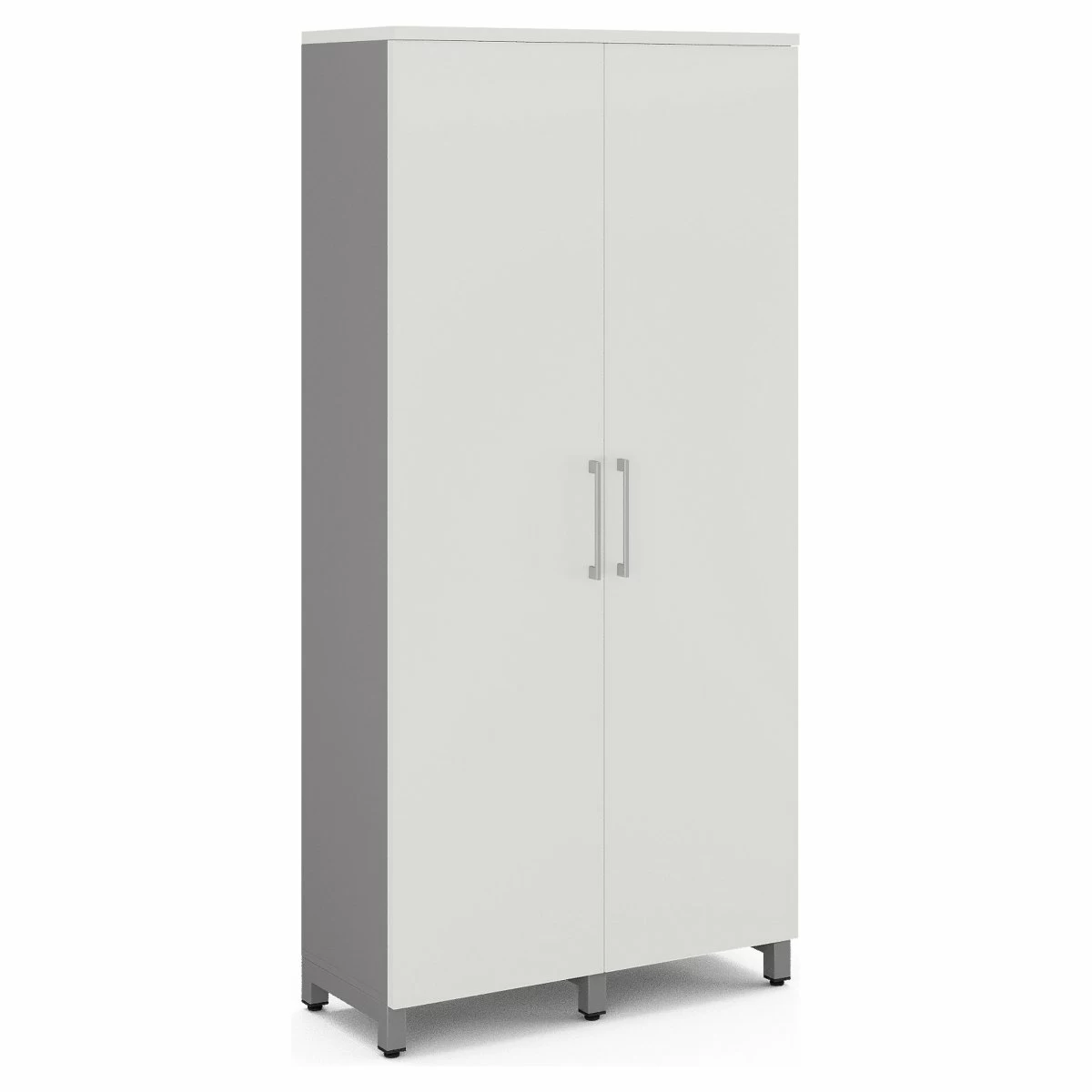 Гардероб распашной Kobor HRG-90/40/M aluminum/premium