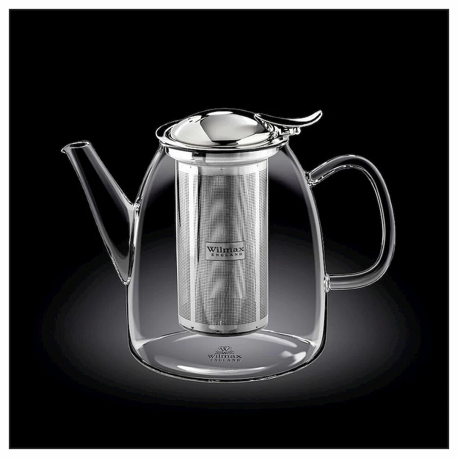 Чайник заварочный 1450 мл, с откидной крышкой и колбой нерж. Thermo Glass Wilmax /1/18/