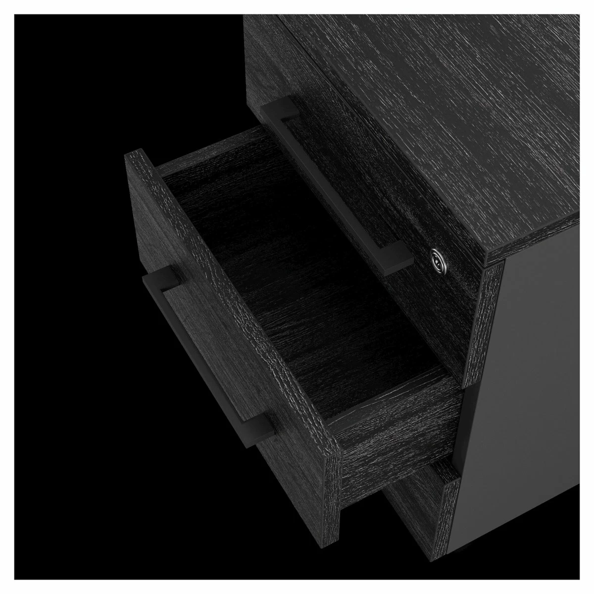 Тумба приставная Kobor TS3-40/50 black/wood