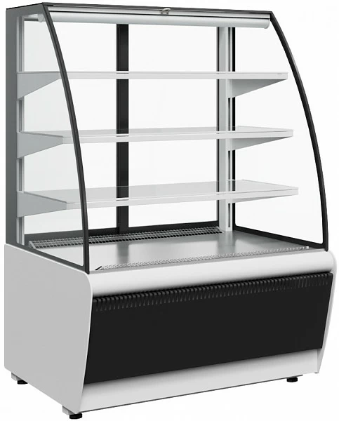 Витрина холодильная Полюс K70 VM 0,9-2 STANDARD 9006-9005 (открытая)