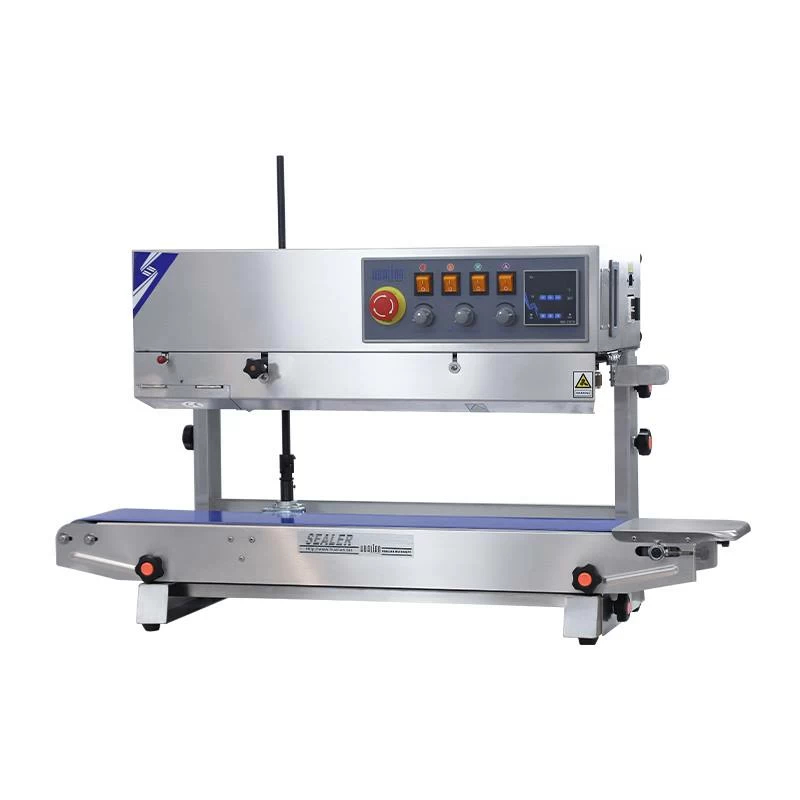 Роликовый конвейерный запайщик вертикальный Hualian Machinery FRBM-810II
