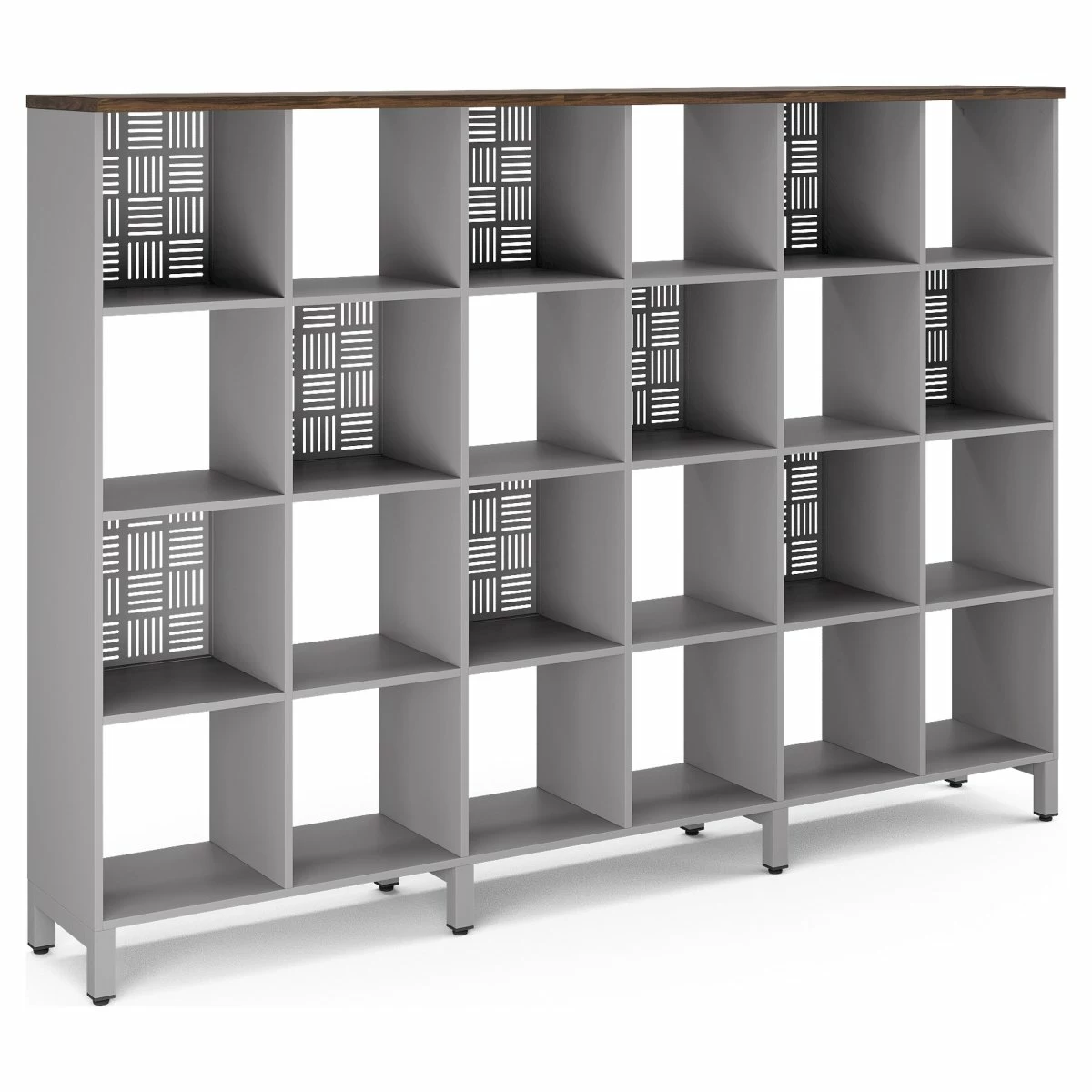 Стеллажная система Kobor SQ-4X6 aluminum/charlston