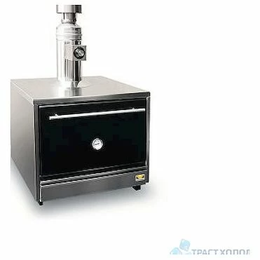 Печь на древесном топливе Vortmax CHO 45S Inox со сплошной дверью