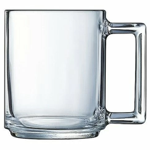 Кружка 250 мл. d=70, h=90 мм. прозрач. Фитнес /12/960/