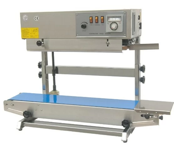 Роликовый конвейерный запайщик вертикальный Hualian Machinery FRB-770II
