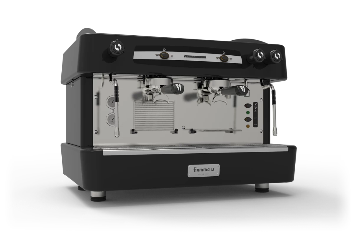 Кофемашина рожковая Fiamma QUADRANT 2 TC BLACK (полуавтомат, 2 группы)
