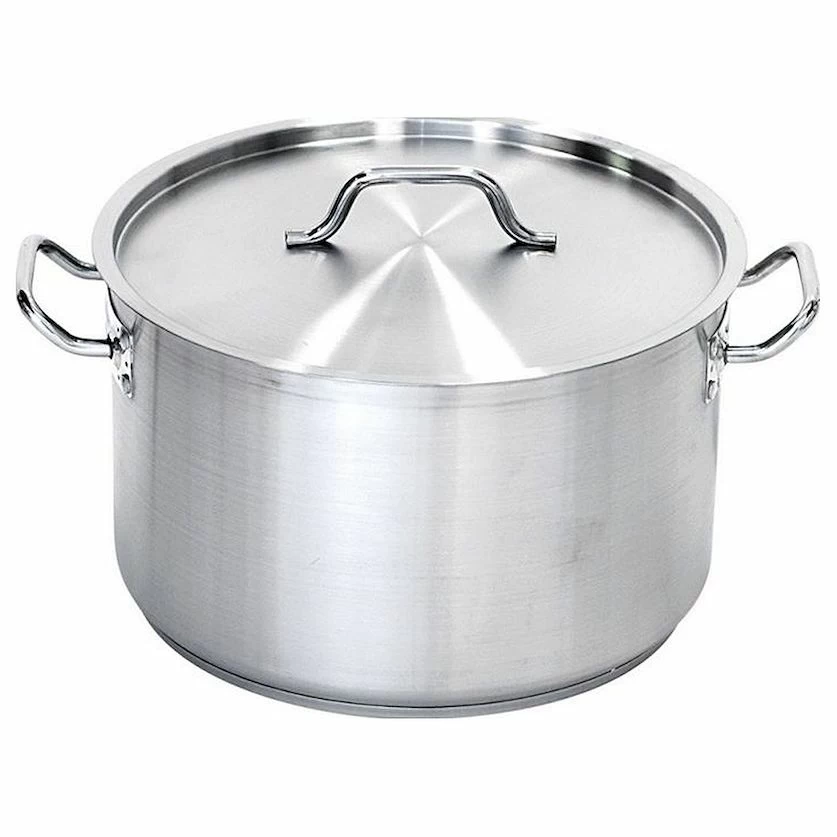 Кастрюля 2,0 л. нерж. d=19 см. h=8 см. тройное дно с крышк. (индукция) MGSteel (С22S170S) /1/