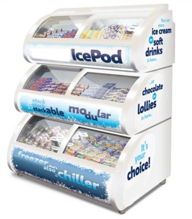 Ларь морозильный для мороженого ICE COLD IcePod 3-х уровневый