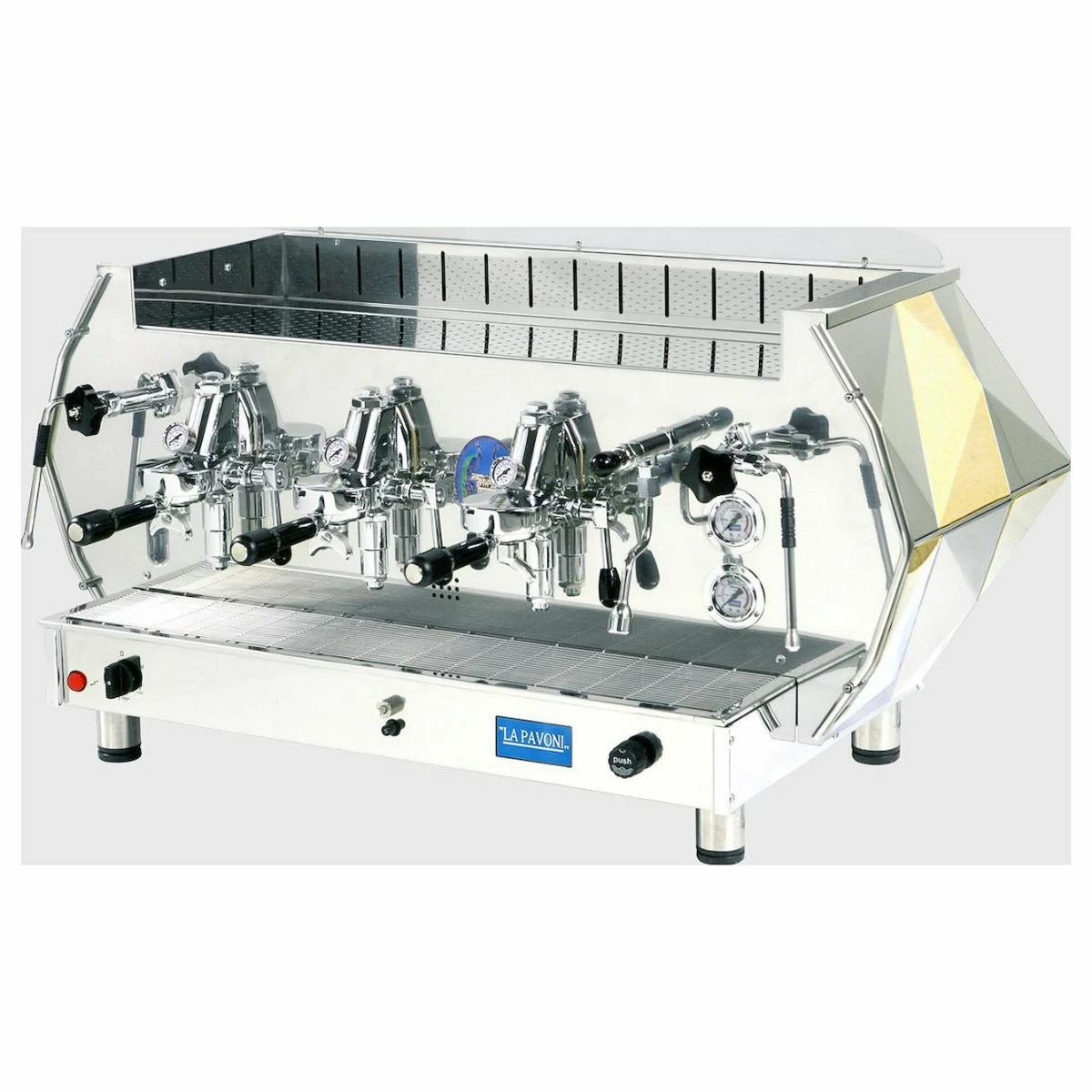 Кофемашина полуавтоматическая La Pavoni DIA3S золотая