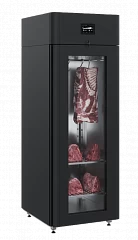 Шкаф холодильный Polair CS107-Meat black, стеклянная дверь, Тип 2 (4 полки)