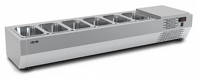 Витрина для ингредиентов Полюс Carboma A30 SM 1,4 (6 GN1/4)