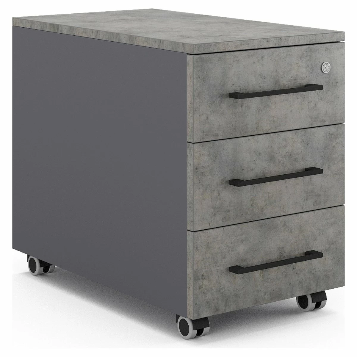Тумба мобильная Kobor TM3-40/70 graphite/chicago