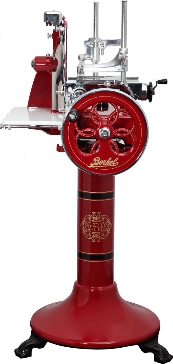 Слайсер Berkel FLYWHEEL (VOLANO) B116 красный на подставке