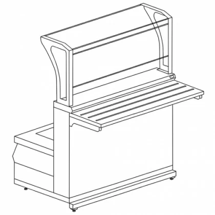 Мармит первых блюд 2-конфорочный индукционный Luxstahl МПИ (С)-1200 Premium (камень)