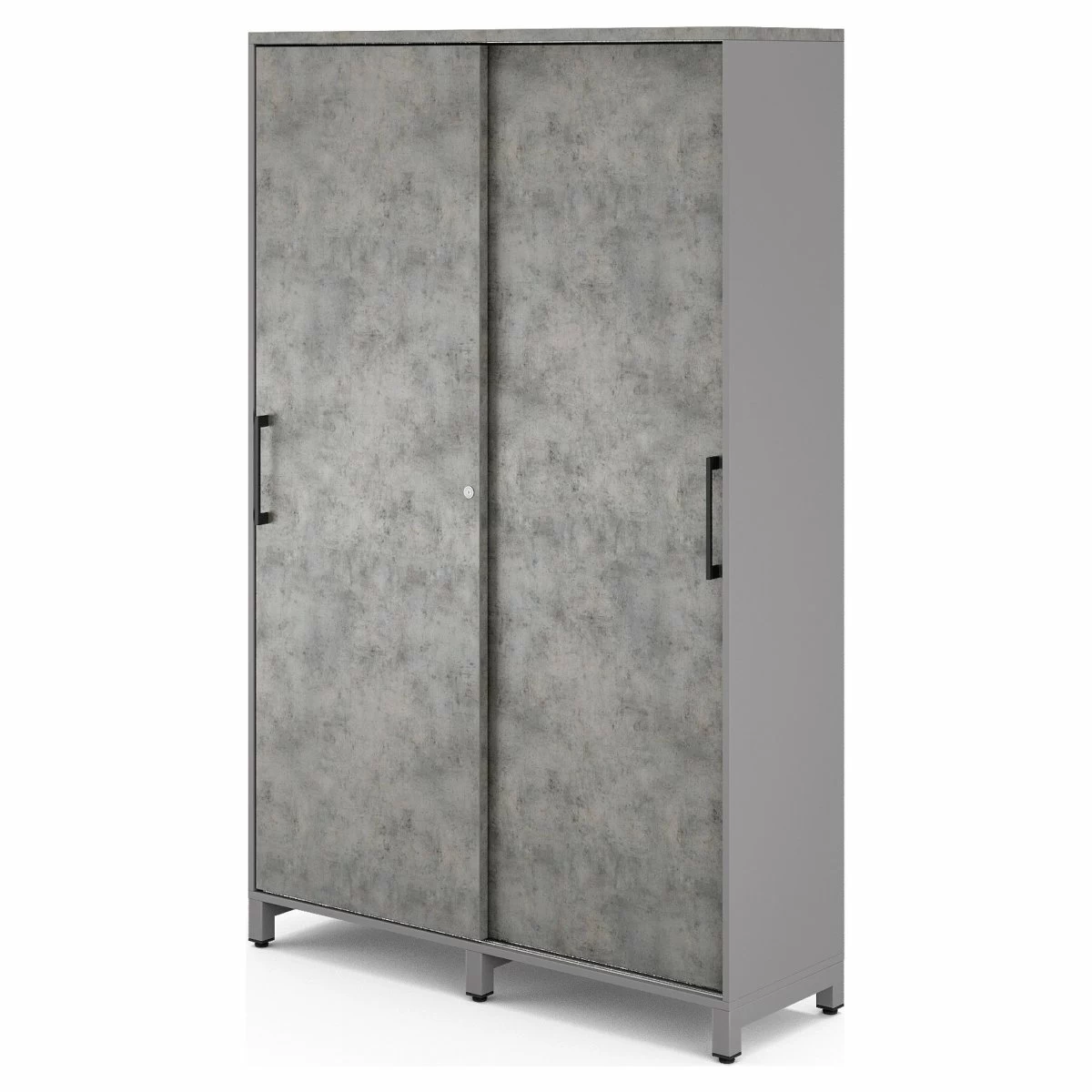 Шкаф-купе Kobor HK/5-120/40/M aluminum/chicago