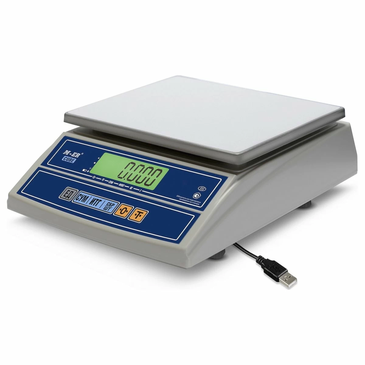 Весы порционные Mertech M-ER 326AF-15.2 LCD с USB(COM)
