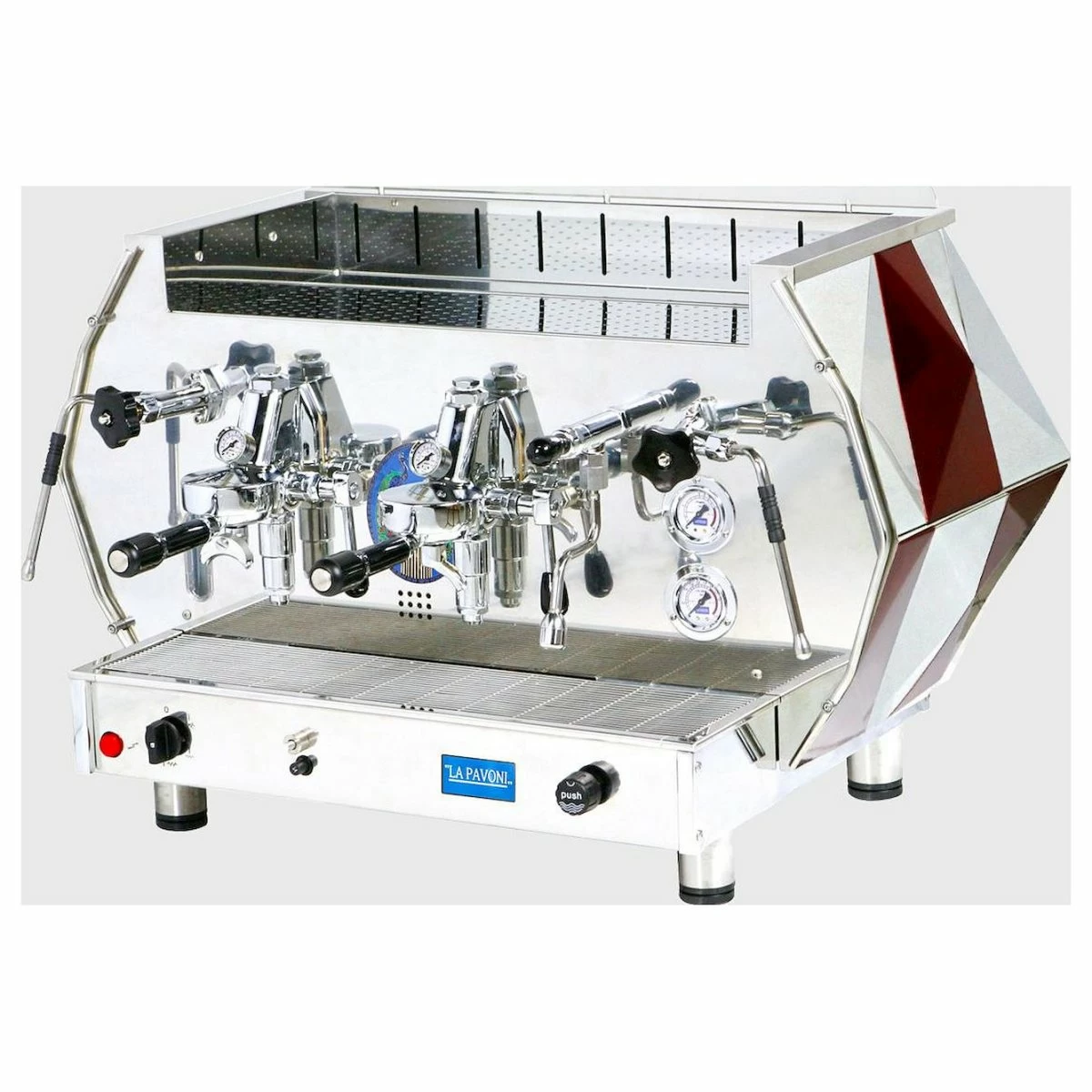 Кофемашина полуавтоматическая La Pavoni DIA2S красная
