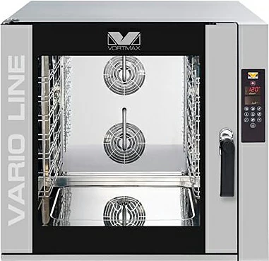Печь пароконвекционная Vortmax VSS 06 W (автомойка + водоумягчитель 12 л)