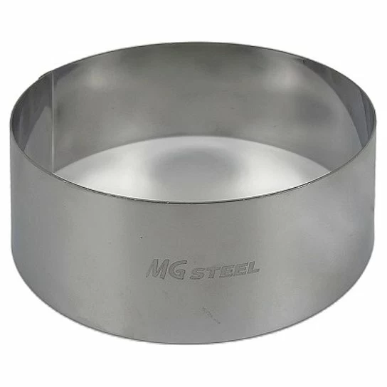 Форма кондитерская «Круг» d= 9 см. h=3,5 см. нерж. MGsteel /1/160/