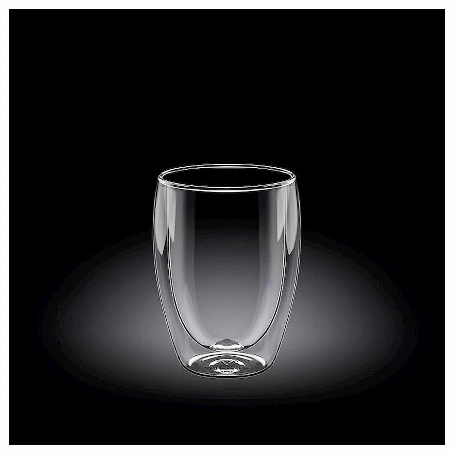 Стакан 200 мл d=65 мм. с двойными стенками Thermo Glass Wilmax /6/72/
