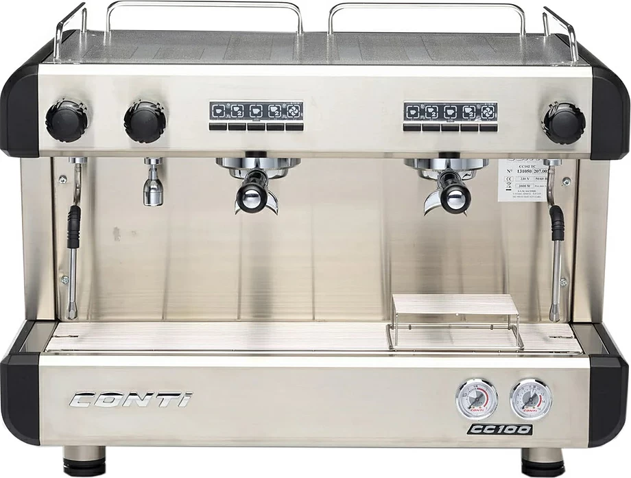 Кофемашина CONTI CC100 Стандарт 2 группы черная