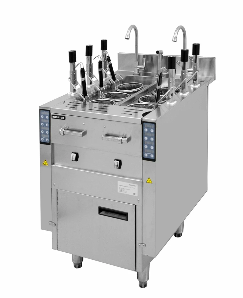 Макароноварка Kocateq ES BLL 540 CAS ECO электрическая автоматическая напольная, 2 ванны 30 л с 6 порционными корзинами