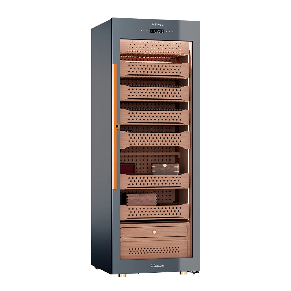 Шкаф для сигар MEYVEL MC-272BK (PRO)