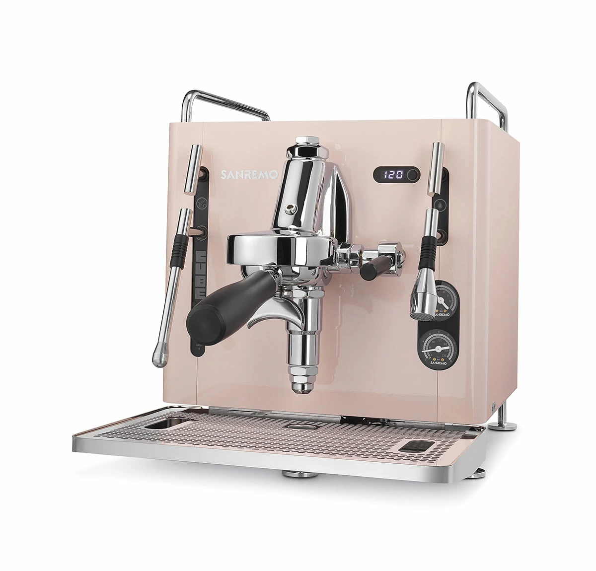 Кофемашина Sanremo Cube R Absolute 1 Gr, розовая, wifi — ротационный насос