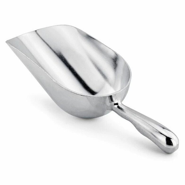 Совок для льда/сыпучих продуктов 215 мл. 220 мм. алюминевый MGsteel /1/