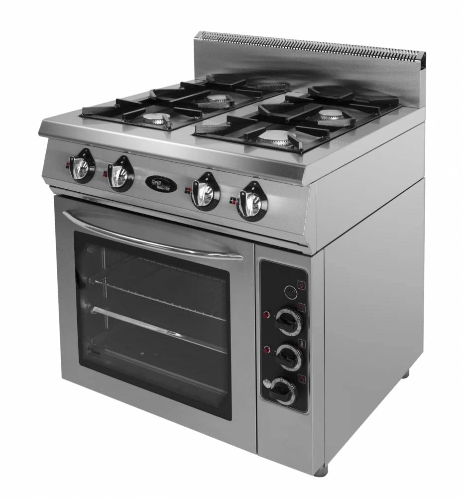 Плита газовая Grill Master Ф4ПДГ/800 (50001э) с электрической духовкой