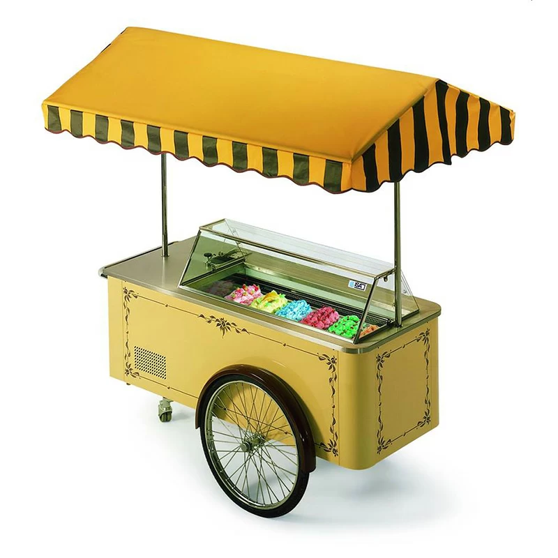 Витрина для мороженого ISA iL Carrettino Dei Gelati
