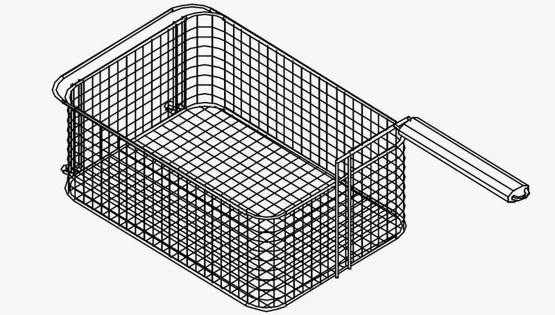 Корзина для фритюрницы Kogast (Kovinastroj) K-EF-14L 45386