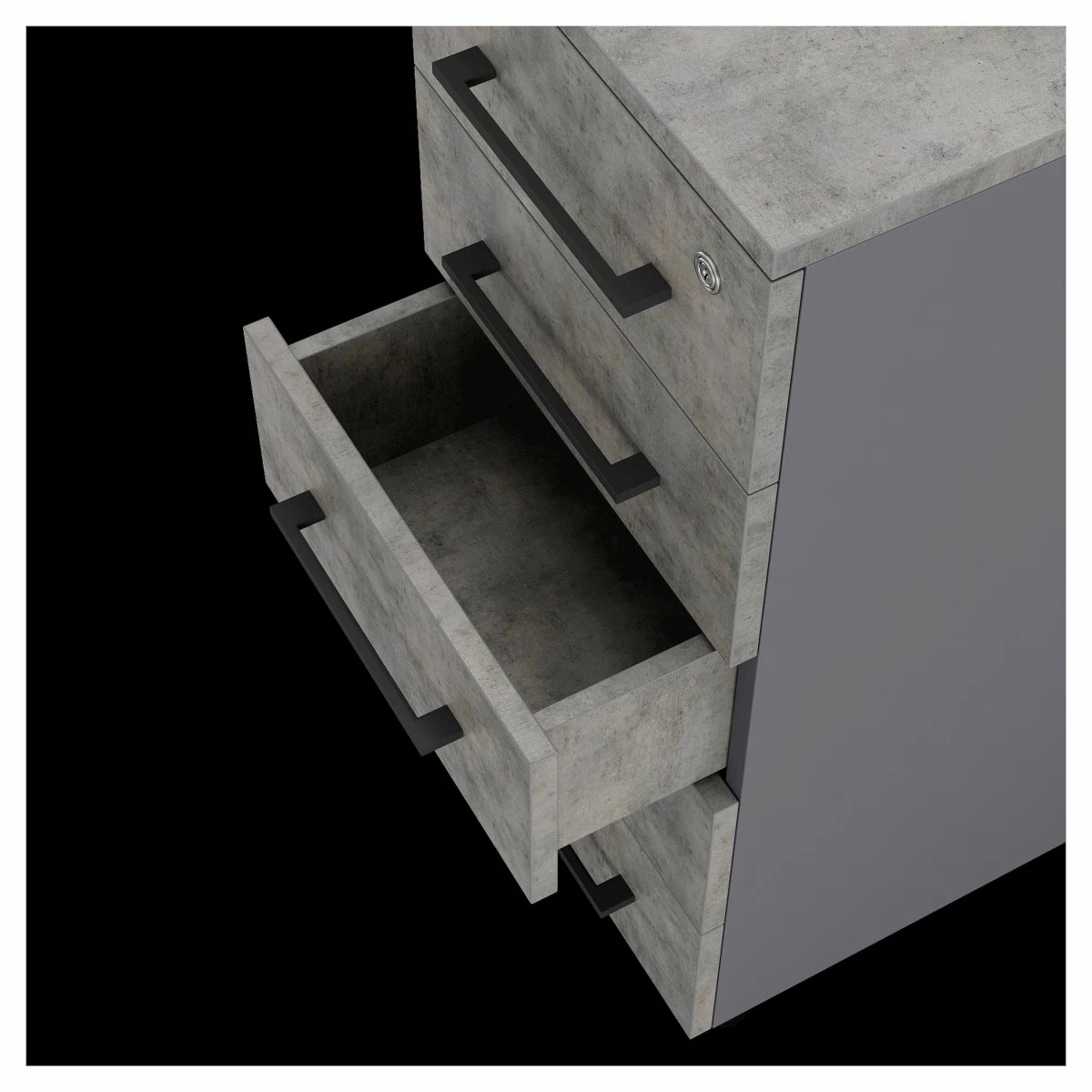Тумба приставная Kobor TS5-40/70 graphite/chicago