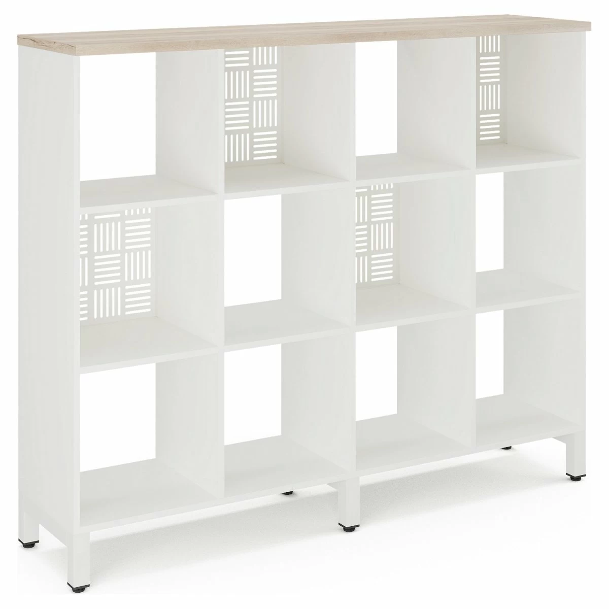 Стеллажная система Kobor SQ-3Х4 white/natural