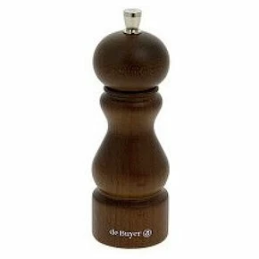 Мельница для соли h=14 см. (темное дерево) De Buyer /1/6/