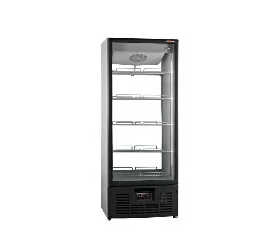 Шкаф холодильный Ариада Рапсодия R700 MSW (стеклянная дверь, прозрачная стенка)