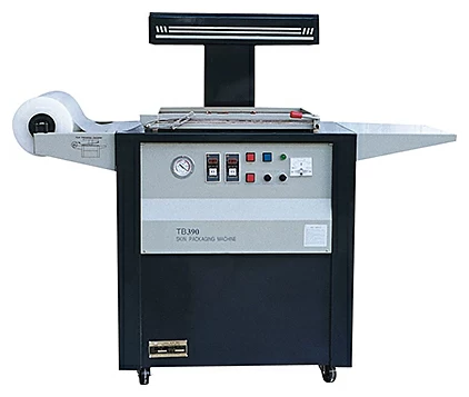 Скин упаковочная машина для герметичной упаковки пленкой Hualian Machinery TB390