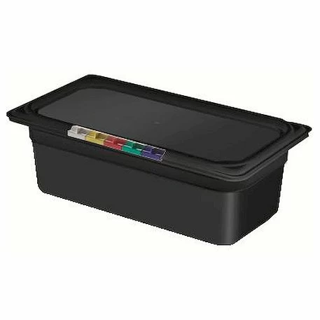 Гастроемкость 1/3 h=100 п/п черная Рс /1/18/