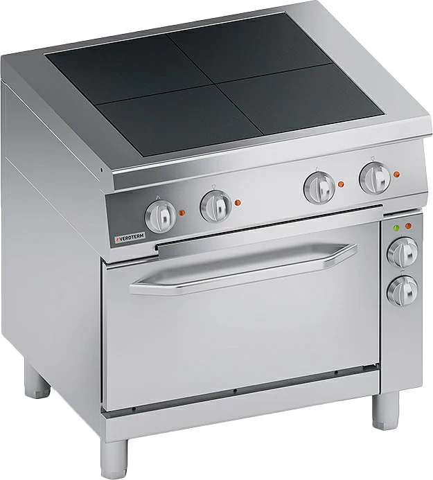 Плита 4 конфорочная 700 серии VEROTERM VT7RUE10FV с конвекционным шкафом
