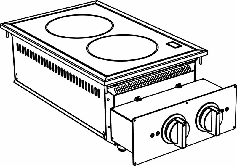Плита индукционная встраиваемая Apach Chef Line SLDI7I4