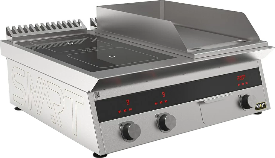 Плита индукционная комбинированная SMART INDUCTION K74-3KPN