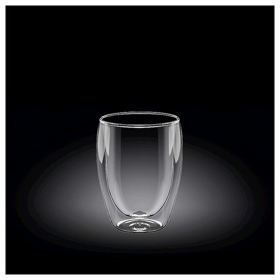 Стакан 130 мл. с двойными стенками Thermo Glass Wilmax /6/72/
