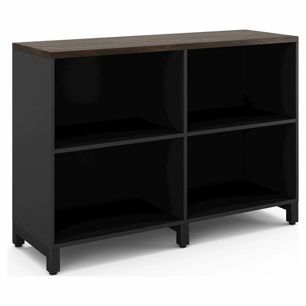 Шкаф открытый Kobor HO/2-120/60/M black/charlston
