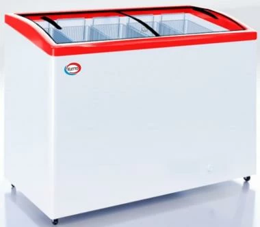 Ларь морозильный ЛВН 350 Г Eletto (СF 350 CE) 3 корзины (красный)