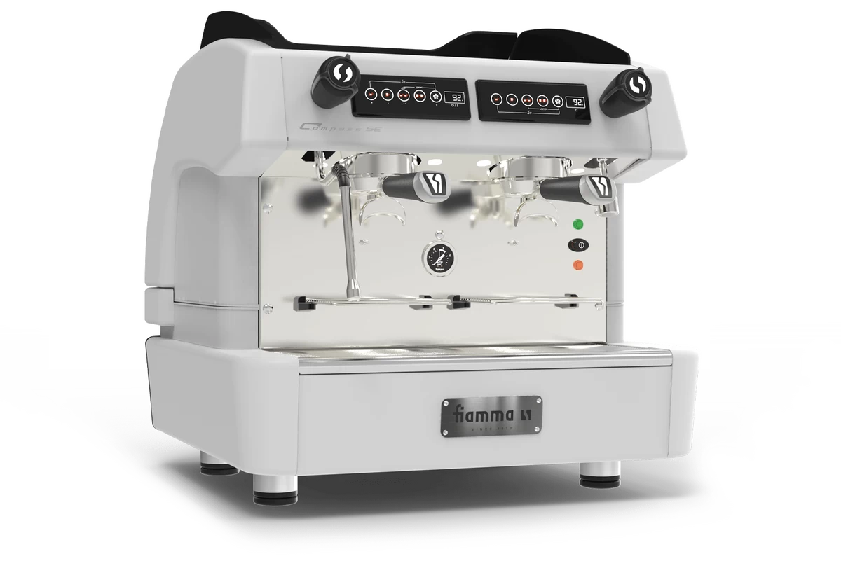 Кофемашина рожковая Fiamma COMPASS 2 SE COMPACT TC White (автомат, компакт, 2 группы)