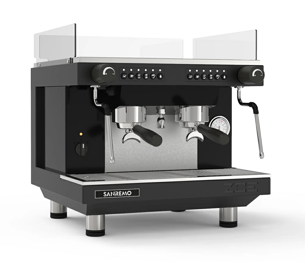 Кофемашина Sanremo Zoe SAP Compact 2Gr, полуавтоматическая, черная