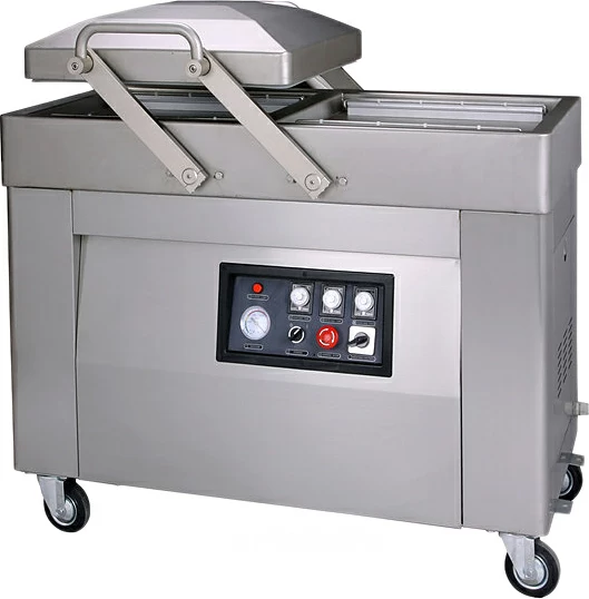 Вакуумный упаковщик Hualian Machinery HVC-410S/2A-G (DZQ-410/2SA) (нерж., газ)