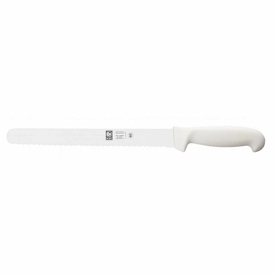Нож для нарезки 300/440 мм. с волнистой кромкой, белый PRACTICA Icel (24200.3460000.300) /1/6/