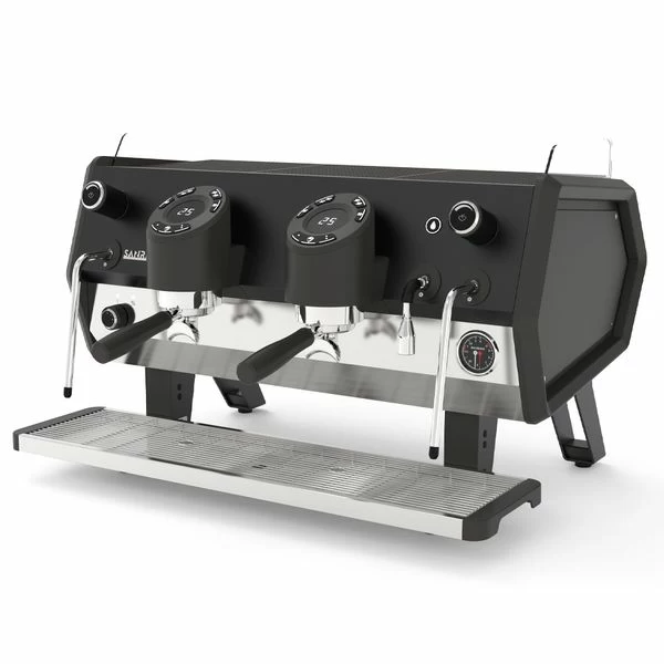 Кофемашина Sanremo D8 2 высокие гр, Cold Touch+Экономайзер, черная
